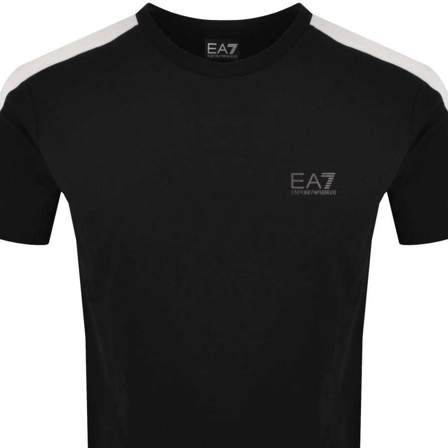 EA7 Emporio Armani Dynamic Ventus7 T Shirt Black | Mainline